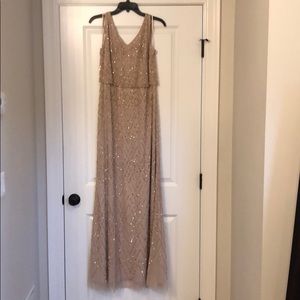 BHLDN rose gold Blaise Dress NWOT